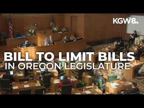Oregon House Speaker talks about bill to stop more bills after session sets record