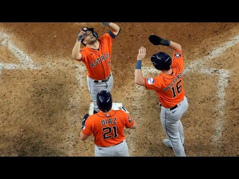 Jason Bristol, Jeremy Booth and Matt Musil wrap up a wild ALCS Game 5
