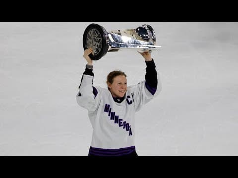 Fans gather in St. Paul to celebrate PWHL Minnesota's championship