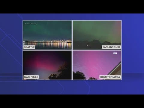 Northern Lights shine bright around the US