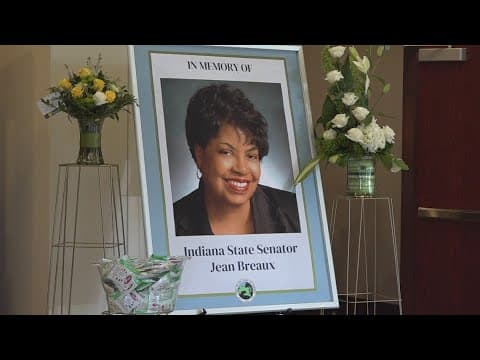 Indiana State Sen. Jean Breaux laid to rest