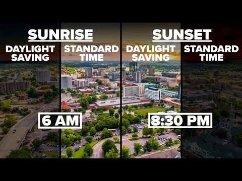 Here's what it will look like if daylight saving time is eliminated in the U.S.
