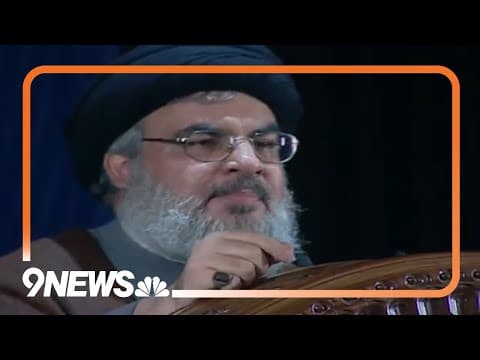 Hezbollah confirms leader Hassan Nasrallah was killed in Israeli strike