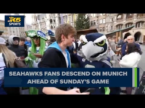Seahawks fans showing up in Munich ahead of Sunday's game