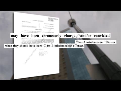 KHOU 11 Investigates: DA’s office may have filed wrong charges in 300 cases