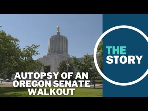 Was the latest Oregon legislative walkout different from the ones that came before?