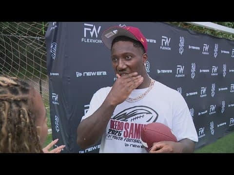 Commanders’ Deebo Samuel hosts free youth football camp in DC