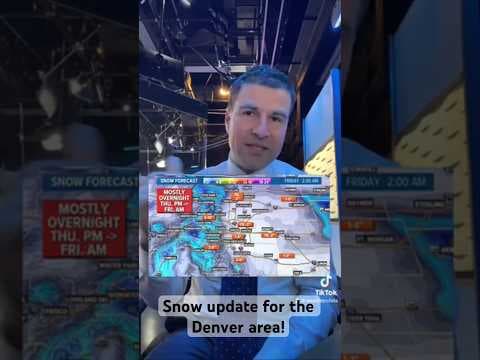 Denver snow update!