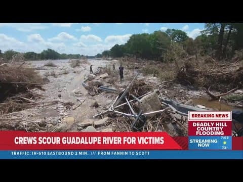 Kerr County flooding: Crews working relentlessly to search for victims, survivors