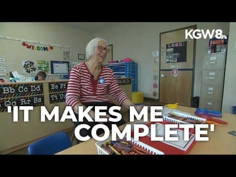 'Grandma Connie' finds family at Rockwood preschool through Multnomah County volunteer program
