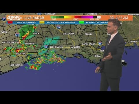 New Orleans weather: Rain possible Friday and through the weekend