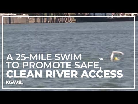 Portland woman attempts nearly 25-mile swim down the Willamette River