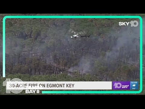 30-acre fire on Egmont Key finally out