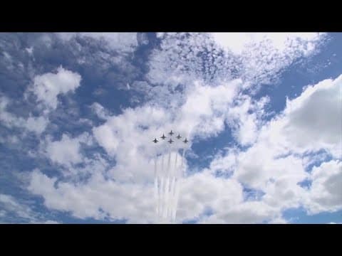 Female Naval aviators flying high to make history at the Super Bowl