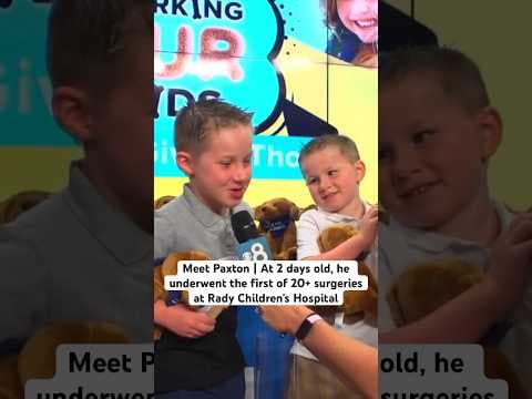 Meet Paxton | At 2 days old, he underwent the first of 20+ surgeries at Rady Children's Hospital