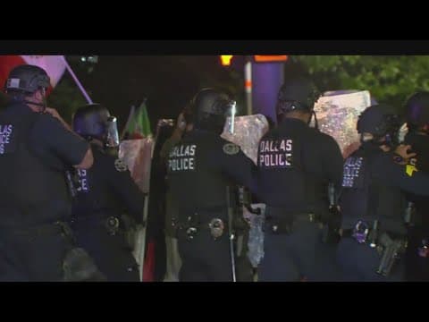 1 arrested during anti-ICE protest in Dallas, police say