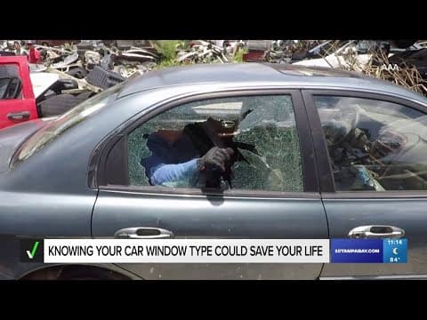 No, glass-breaking vehicle escape tools do not work on laminated windows