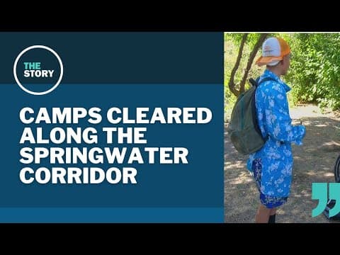 Portland clears homeless camps along Springwater Corridor with Hood to Coast coming