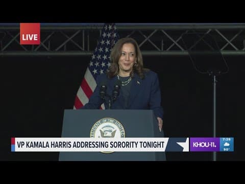 VP Kamala Harris responds to former Pres. Donald Trump's comments at NABJ