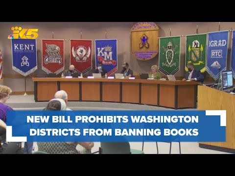 New bill prohibits Washington school districts from banning books