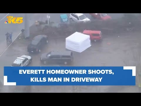 Everett homeowner shoots, kills man parked in driveway