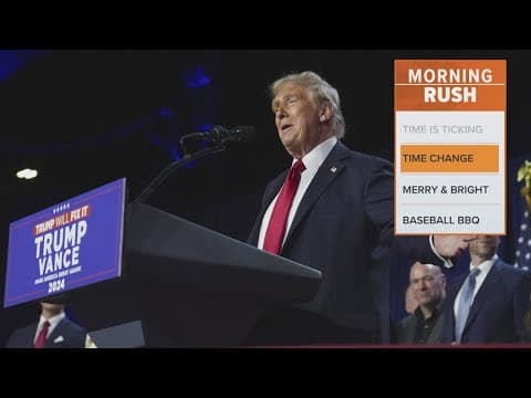 Donald Trump says Republicans want to end Daylight saving time