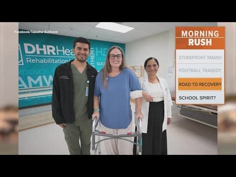 A north Texas woman injured in a shark attack is home