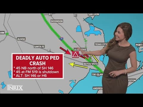 Gulf Freeway shut down at FM 519 in Galveston County