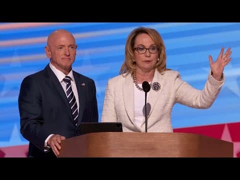Gabby Giffords full speech at 2024 DNC (Aug. 22, 2024)