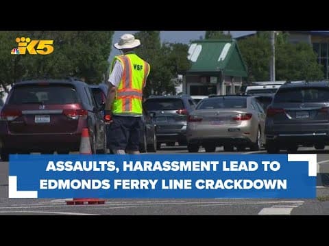 Assaults, harassment cause crackdown in Edmonds ferry line