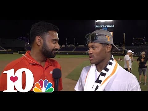Kavares Tears speaks after CWS National Championship win