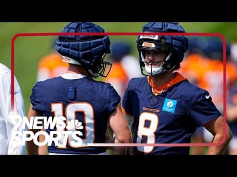 Bo Nix fulfills rookie duties with Broncos QBs