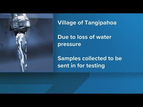 Boil water advisory issued for Village of Tangipahoa