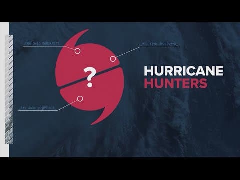 How do the Hurricane Hunters fly into strong storms and what do they do when they get there?