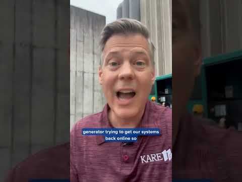 A transformer fire knocked out power at KARE 11. #News #minnesota #kare11 #fire