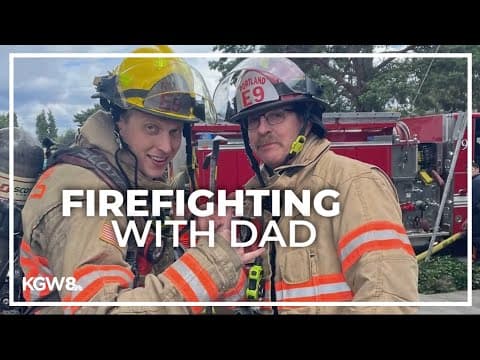 Oregon father and son firefighter duos recognized Sunday