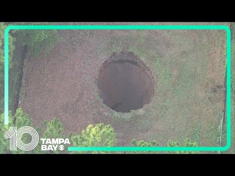 Sinkhole that killed man in Seffner reopens a decade later