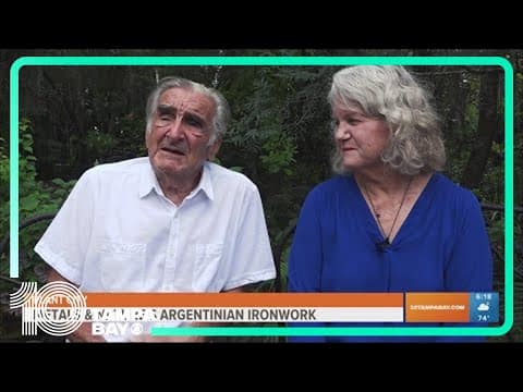 The Plant City artist behind Metals & Nature's Argentinian ironwork