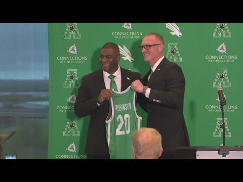 Daniyal Robinson introduced as UNT men's basketball head coach