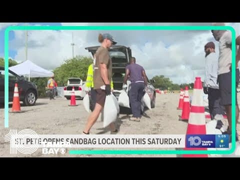 St. Pete extends sandbag hours
