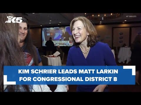 Kim Schrier leads Matt Larkin in race for Congressional District 8