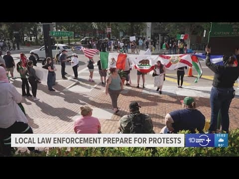Florida law enforcement warn against violence ahead of 'No Kings' protests