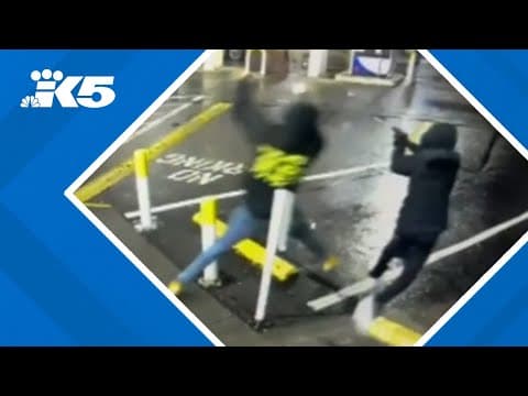 Shootout at Federal Way gas station caught on camera