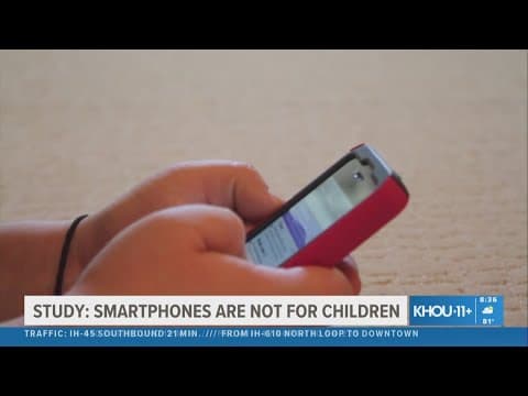 Study links early smartphone use to mental health struggles in kids