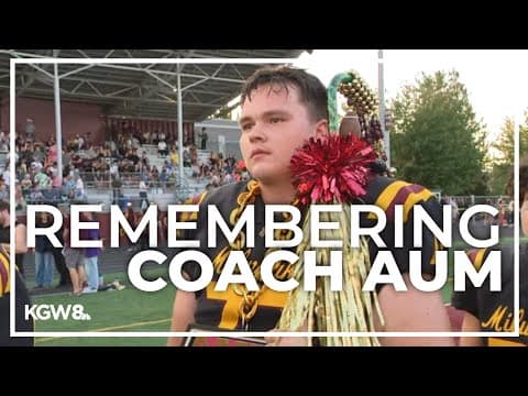 Milwaukie Community remembers Coach Aum | Friday Night Football