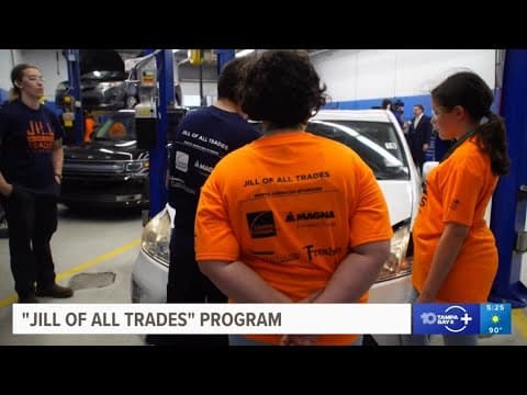 'Jill Of All Trades' teaching young ladies different trade fields