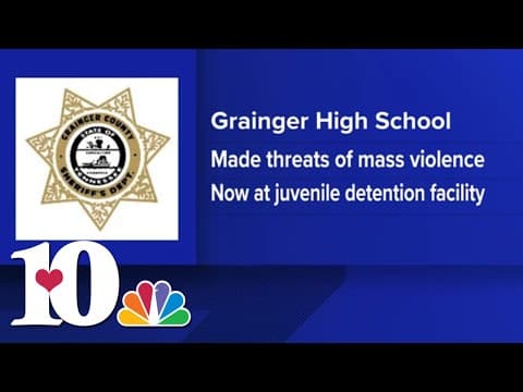 Grainger High School student charged with making threats of 'mass violence'