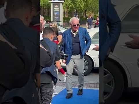 Ric Flair in Columbus for Blue Jackets season opener #shorts