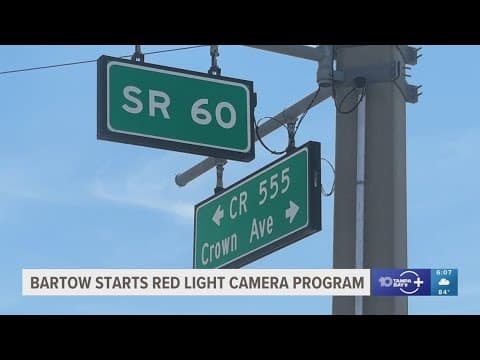 Bartow cracks down on red-light violations with new traffic cameras