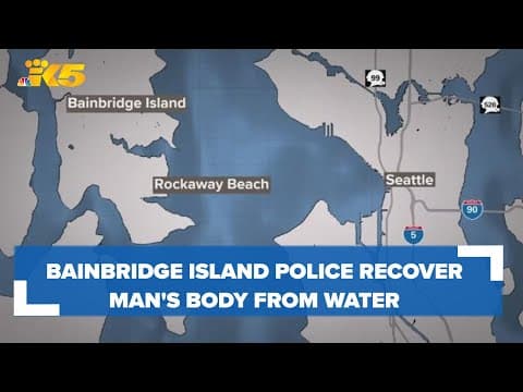 Bainbridge Island police recover body from water